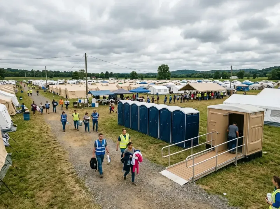 disaster-relief-camp-restrooms-010 — frequently asked questions, Dumpster & Portable Bathrooms Rental in Heber Springs, AR